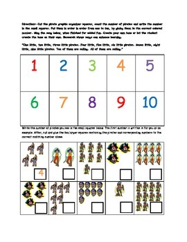 Preview of Pirate Free Math Worksheet