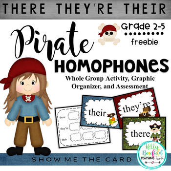 Preview of Pirate Homophones:  They're, There, and Their