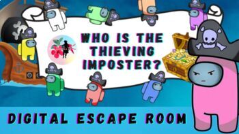 Preview of Pirate Imposter Digital Escape Room