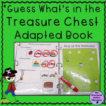 Preview of Categories Adapted Book Pirates Identify- Pictures with Inferencing for Autism