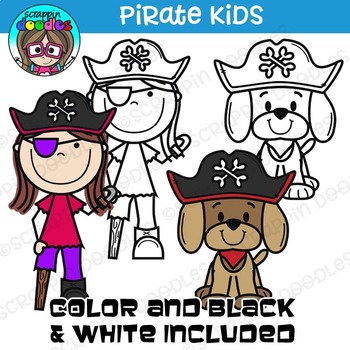 Writing Pirates Clip Art – Scrappin Doodles