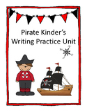 Pirate Kinder's Writing Practice Unit M, P, and S