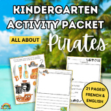 Pirate Kindergarten Activities in French & English