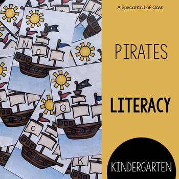 Preview of Pirate Kindergarten Literacy Activities