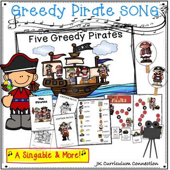 Preview of Pirate Song and Activities