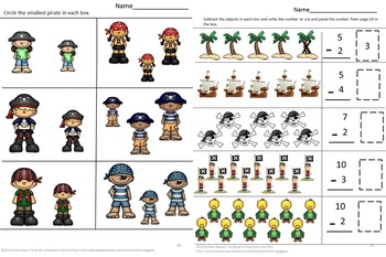 piratesspecial education math math skills for kindergarten preschool