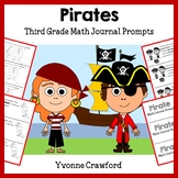 Pirate Math Journal Prompts | 3rd Grade | Math Spiral Revi
