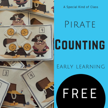 Preview of Pirate Counting numbers 1 to 10 - Aligned to Common Core - Freebie