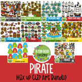 Pirate Mix Up Clip Art Bundle