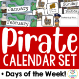 Pirate Monthly Calendar Set (+ special days) & Days of the