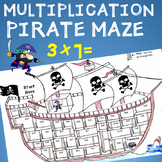 Pirate Multiplication Math Activity - Pirate Multiplication Maze.