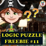Pirate Logic Puzzle Mystery Activity FREEBIE #11