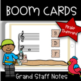 Pirate Note Naming Review Deck 1 - Piano Boom Cards