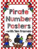 Pirate Number Posters with Ten Frames