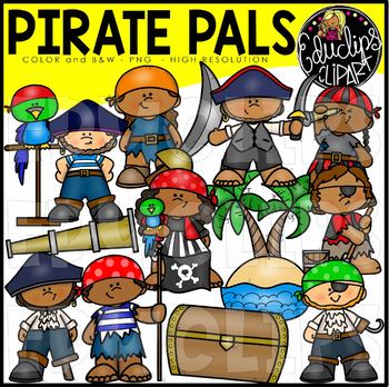 Pirates Clip Art Set {Educlips Clipart}