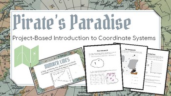 Preview of Pirate Paradise Unit: Project-Based Introduction to Coordinate Systems