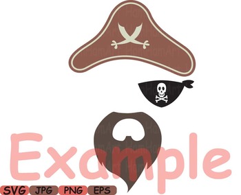 Pirate Number 4 Birthday Number 4 Svg Pirate's Hat 