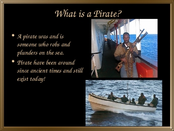 Preview of Pirate PowerPoint (Golden Age)