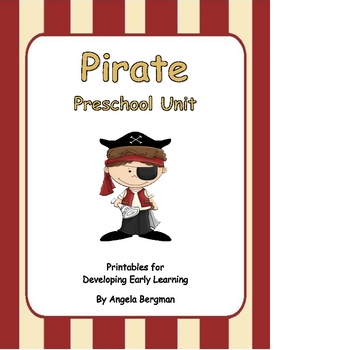 Preview of Pirate Preschool Printable - Unit