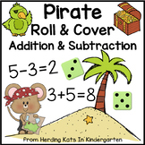 Pirate Roll & Cover Addition & Subtraction Games