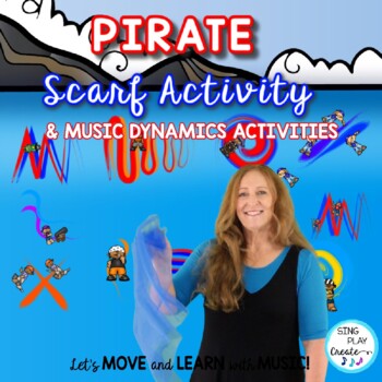 Preview of Pirate Scarf Activity: Dynamics, Directional Words, Coloring Activities