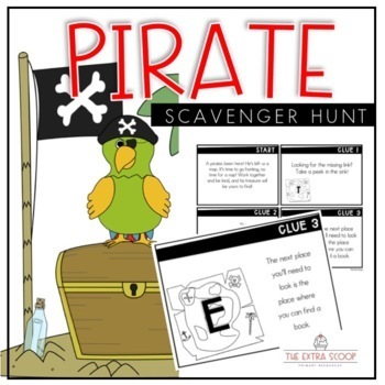 Preview of Pirate Scavenger Hunt