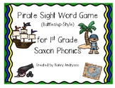 Pirate Sight Word Game (Battleship-style) for 1st Grade Sa