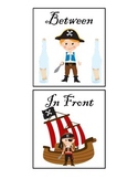 Pirate Spatial Concept Flashcards