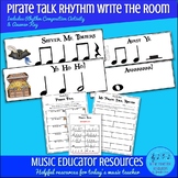 Pirate Talk Write the Room | Rhythm