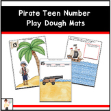 Pirate Teen Number Play Dough Mats