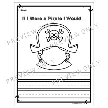 Pirate Theme Activities - Printables by Little Bell Lessons | TpT