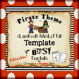 Pirate Theme Newsletter Template - WORD