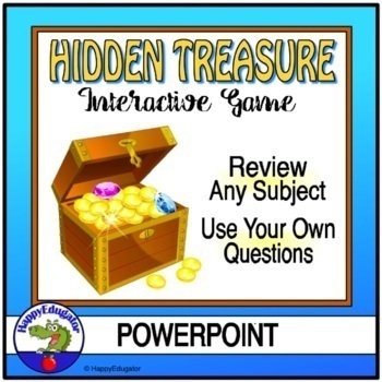 Preview of Pirate Theme PowerPoint Review Game for any Subject or Question Set