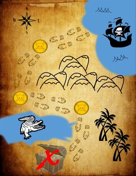 Preview of Pirate Theme Sticker Chart / Rewards Chart