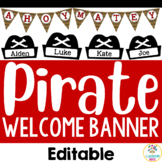 Pirate Theme: Welcome Banner | Bulletin Board or Door Disp