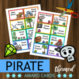 Pirate Themed Award Card Printables