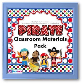 Preview of Pirate Themed Classroom Decor Bundle