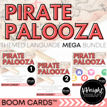 Preview of Pirate Themed Language BUNDLE | Speech Therapy