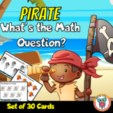 Pirate Themed Math Word Problem Prompt Cards - FREE