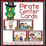 Pirate Themed Pocket Chart Center Cards
