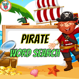 Pirate Themed Word Search - FREE Puzzle