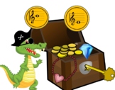 Pirate Treasure Chest - Music Theory Interactive Game