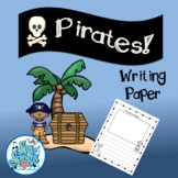 Pirate Writing Paper - Printable Pages + Paperless Easel Activity