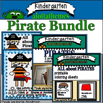 Preview of Pirate activities Bundle