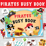 Pirate book and treasure tribute for learning math and English
