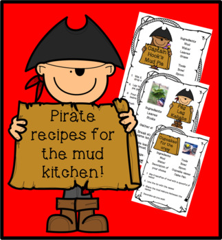 Preview of Pirate themed recipes for the mud kitchen
