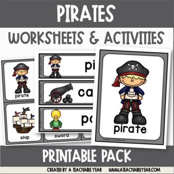 Pirates | Vocabulary Activities and Worksheets for ESL by A Teachable Year