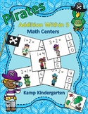Pirates Addition Within 5 Math Centers