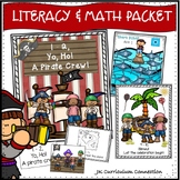 Pirate Theme Literacy and Math Activities Packet
