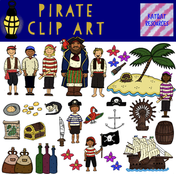 Preview of Pirates Clip Art 1